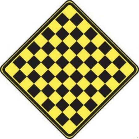 Accuform DIRECTION SIGN RIGHT WINDING ROAD 24 in  X FRW294DP